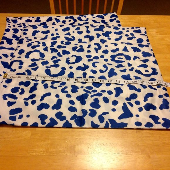 Other - New abstract blue print pillow covers